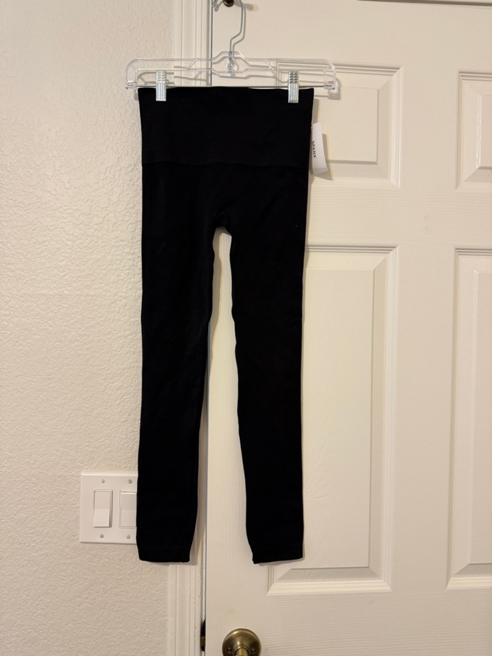SPANX ecocare Black High-Waist Ankle Leggings